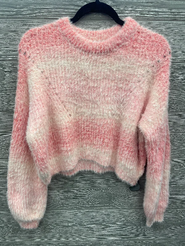 Sweater By Wild Fable In Pink, Size: L