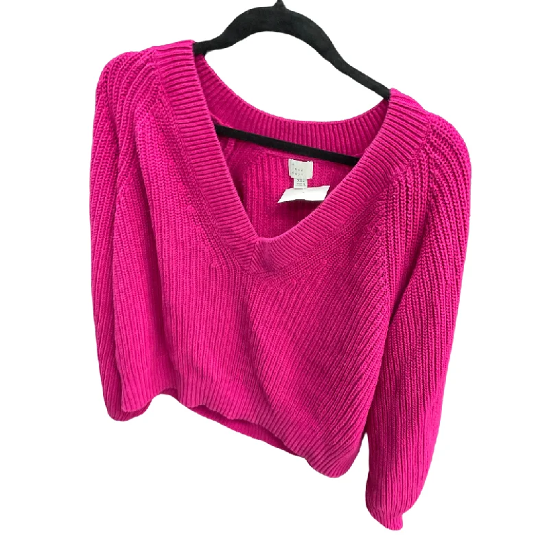 Sweater By A New Day In Pink, Size: Xxl