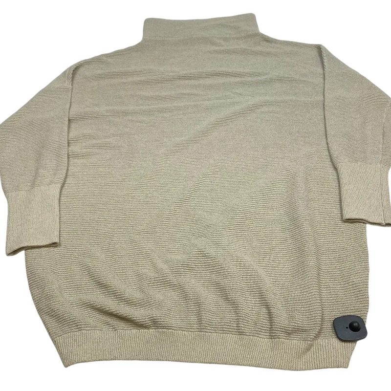 Sweater By Moon Ryder In Tan, Size: L