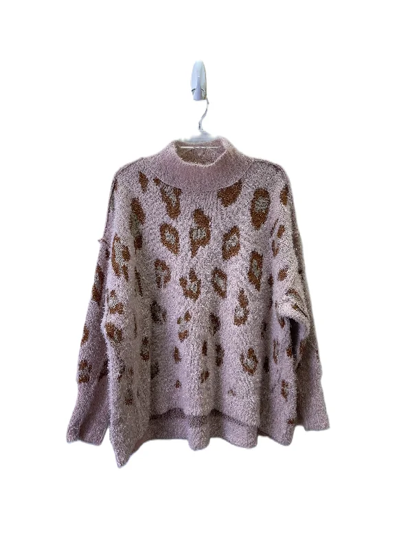 Sweater By Wonderly In Pink, Size: 1x