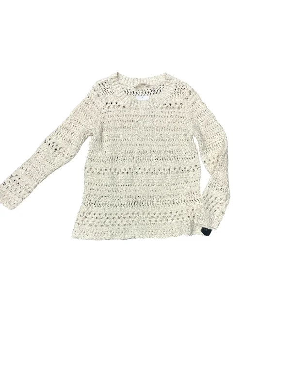 Sweater By Soft Surroundings In Cream, Size: M