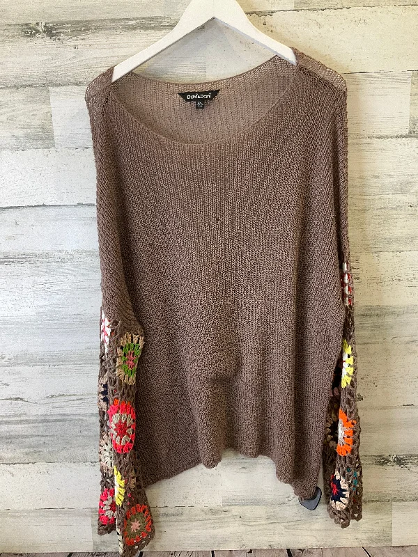 Sweater By Davi & Dani In Taupe, Size: 3x