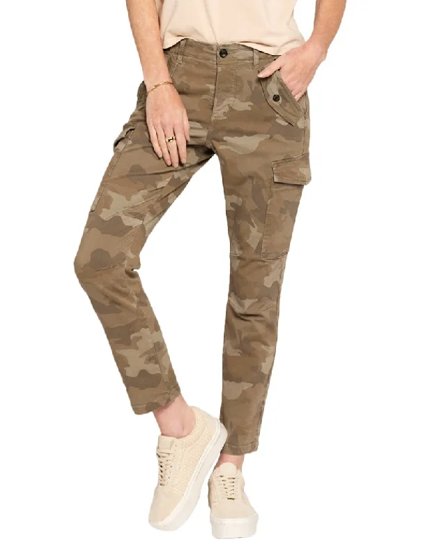 Modern Women's Apparel Current/Elliott The Bayonette Sage Camo Cargo Jean