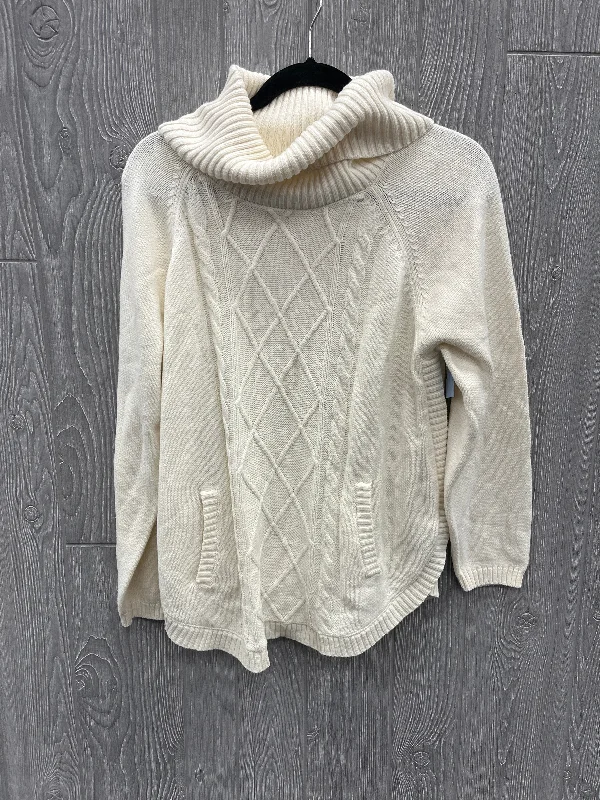 Sweater By Charter Club In Cream, Size: Xl