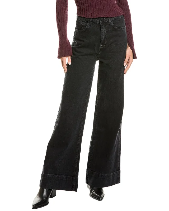 Women's Clothing Sale Triarchy Ms. Onassis V High-Rise Loved Black Wide Leg Jean