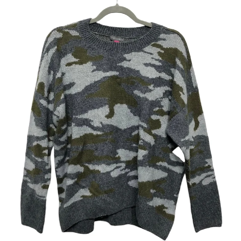 Sweater By Vince Camuto In Camouflage Print, Size: M