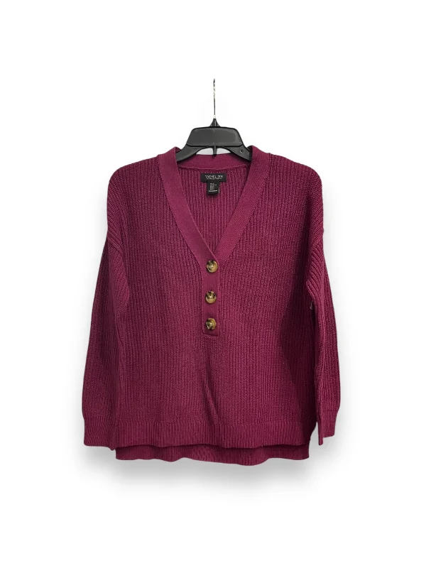 Sweater By Rachel Zoe In Purple, Size: Xs