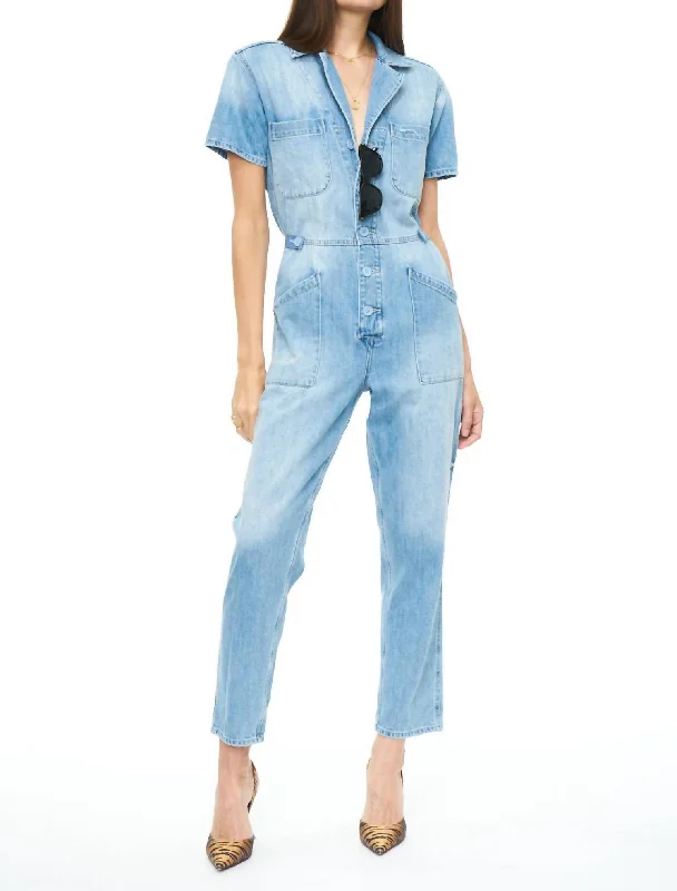 Fashionable Women's Outfit Grover Short Sleeve Field Suit In Disoriented