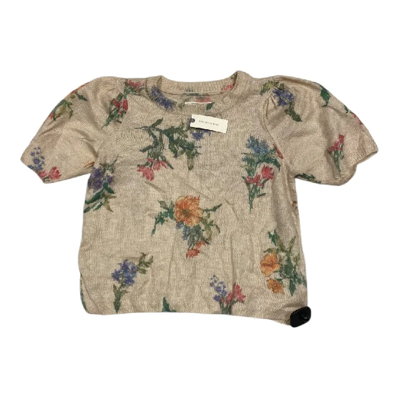 Sweater Short Sleeve By Anthropologie In Multi-colored, Size: S