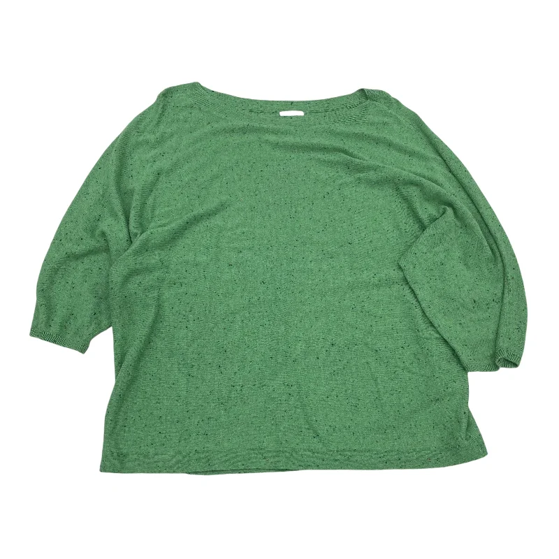 Sweater By J. Jill In Green, Size:Xl