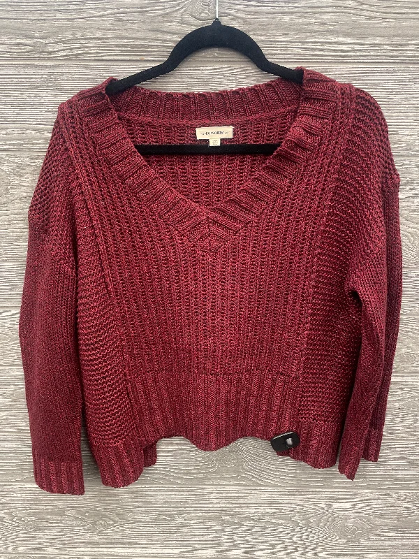 Sweater By Ee Some In Red, Size: S