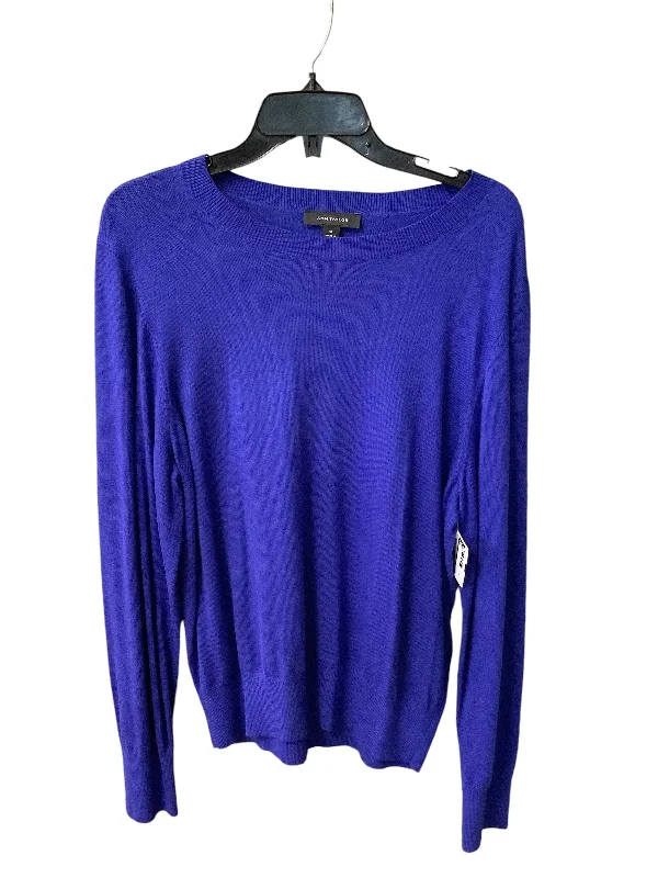 Sweater By Ann Taylor In Royal Blue, Size: Xl