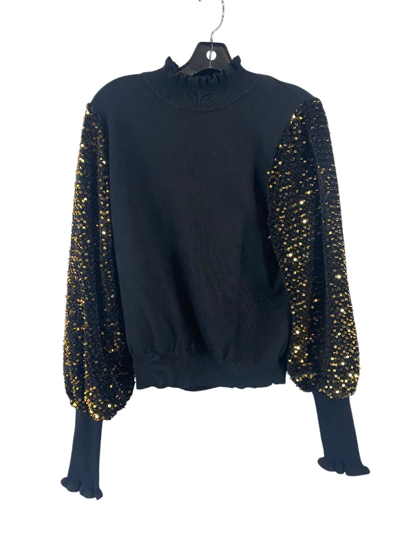 Sweater By Nicole Miller In Black, Size: L