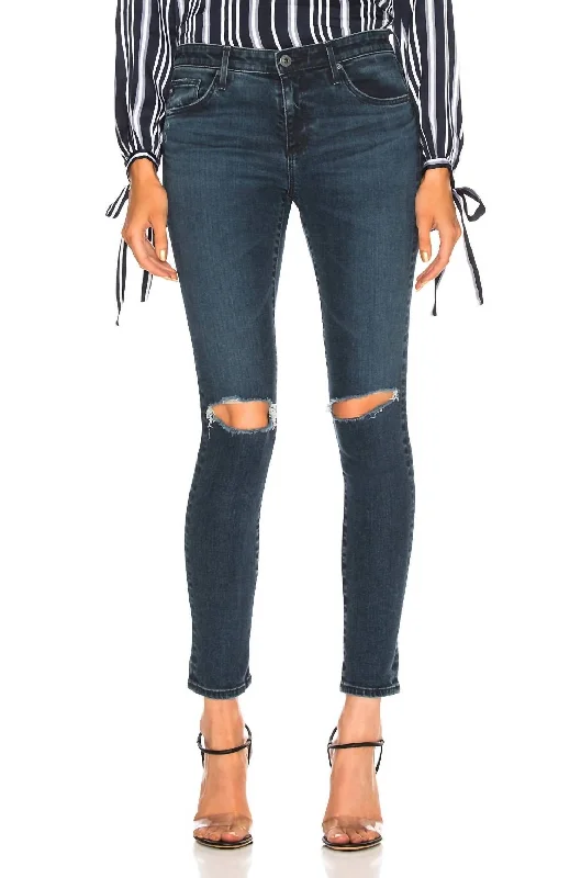 Women's Relaxed Outfit The Legging Ankle Jeans In Ethereal