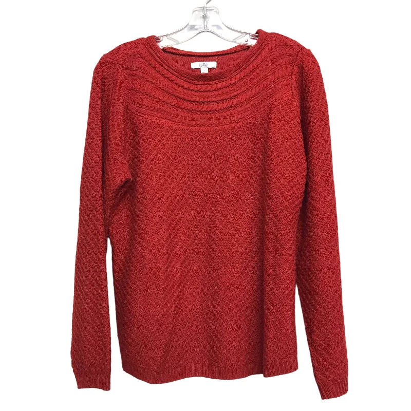 Sweater By Croft And Barrow In Red, Size:L