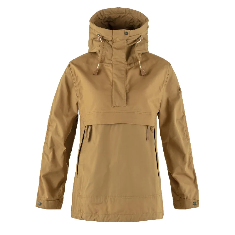 Comfy Women's Outfits for Daily Wear Fjallraven Womens Anorak No. 8 Buckwheat Brown