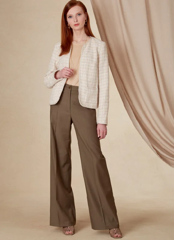 Women Wear Online Vogue Jacket and Trousers V1830