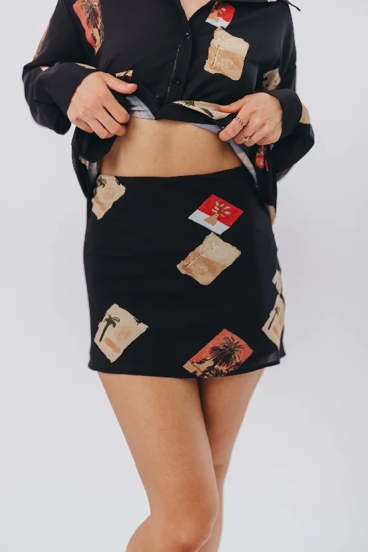 Women's Seasonal Fashion Trends Cozumel Mini Skirt in Black