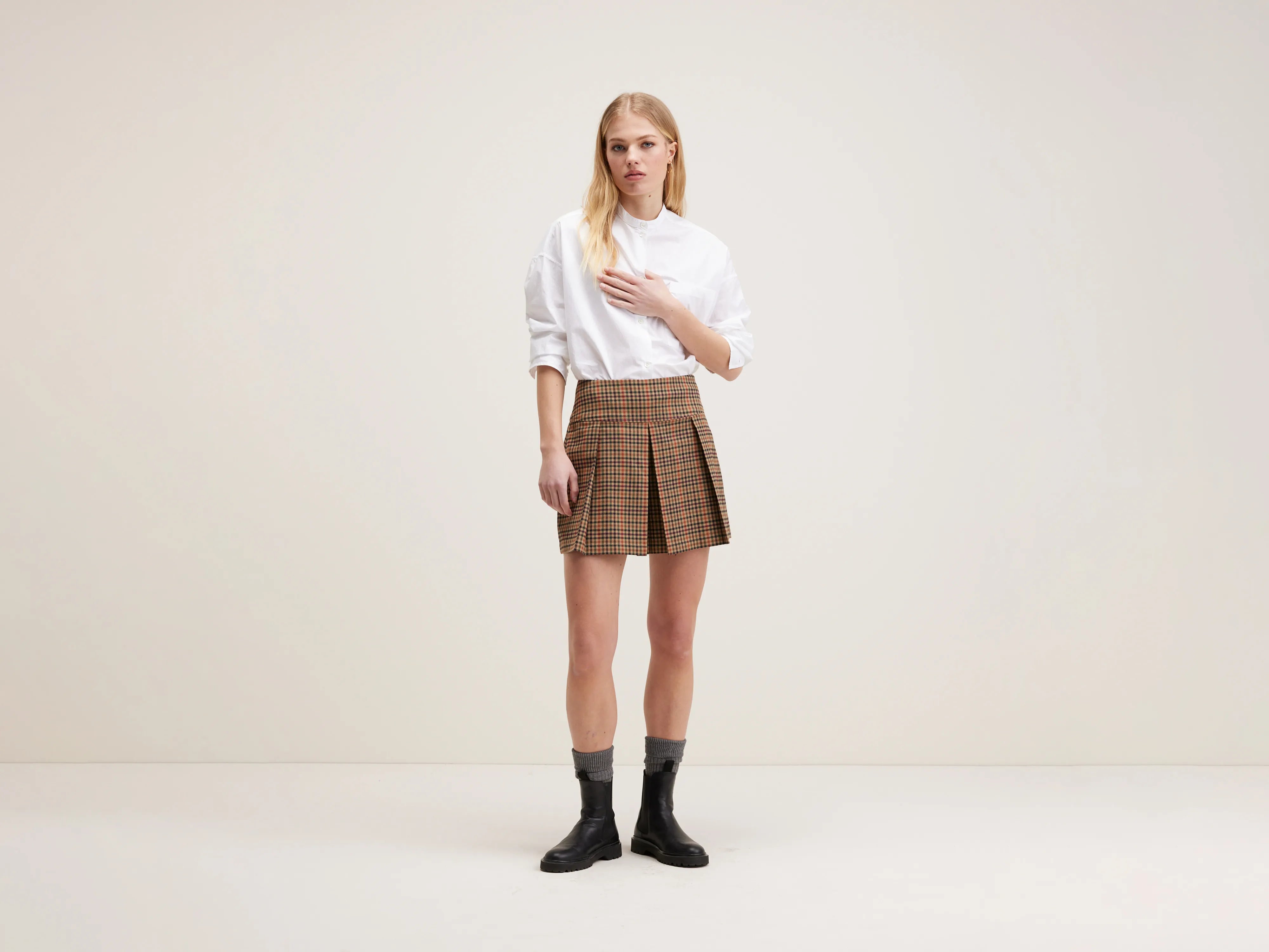 Women's Contemporary Clothing Tulsi mini skorts (242 / W / CHECK A)