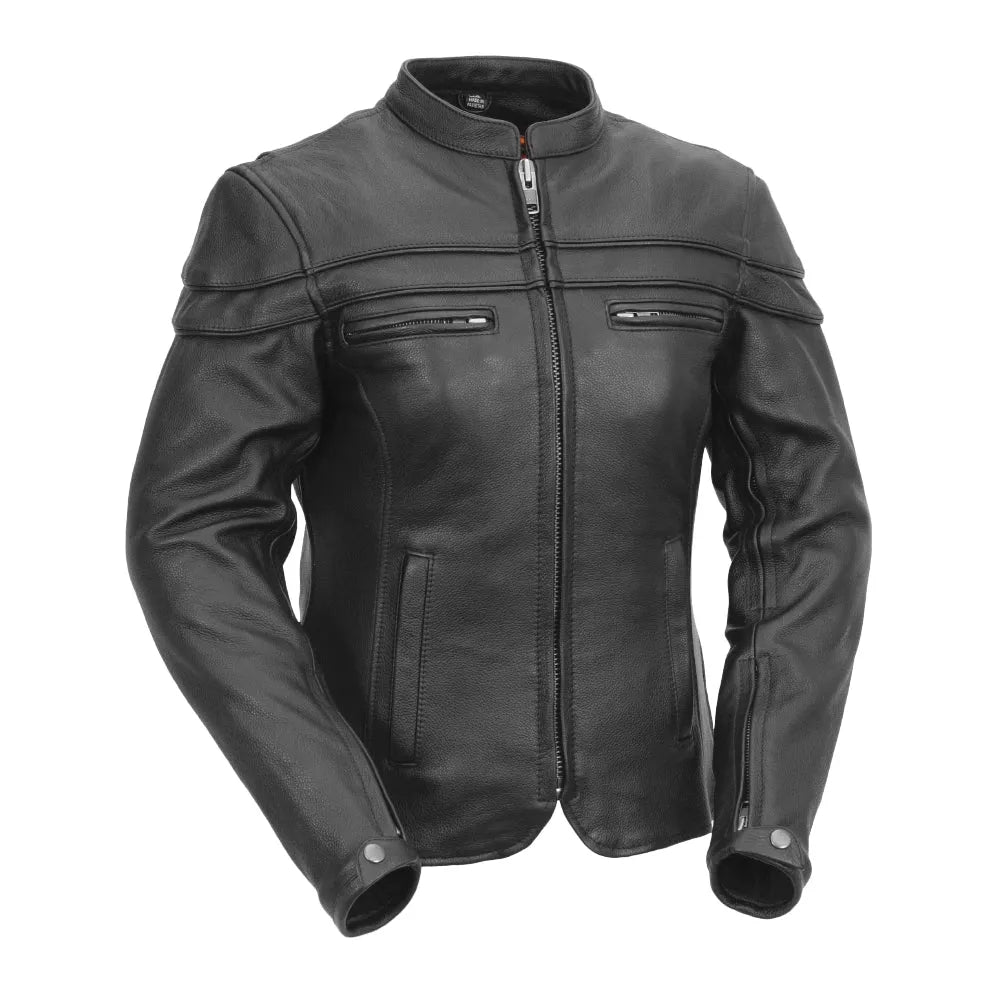 Luxury Women's Clothing Maiden - Women's Motorcycle Leather Jacket