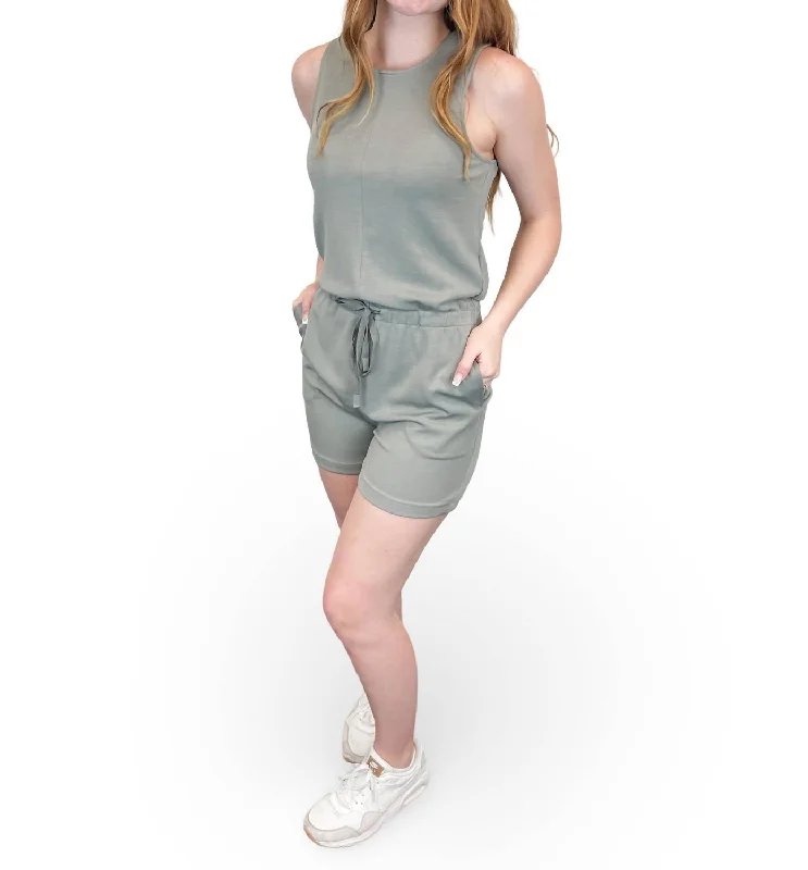 Women's Tailored Outfit Robbie Romper In Grey