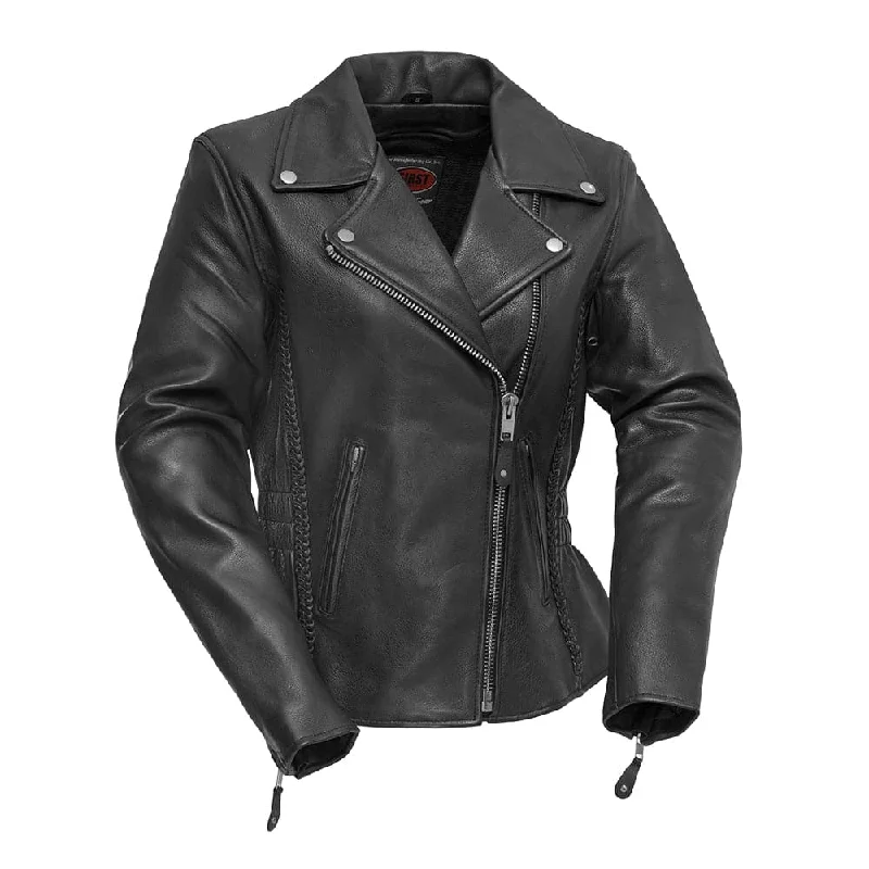 Women's Active Clothing Allure Women's Motorcycle Leather Jacket