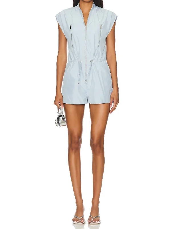 Online Impressions Boutique Neville Romper In Aero