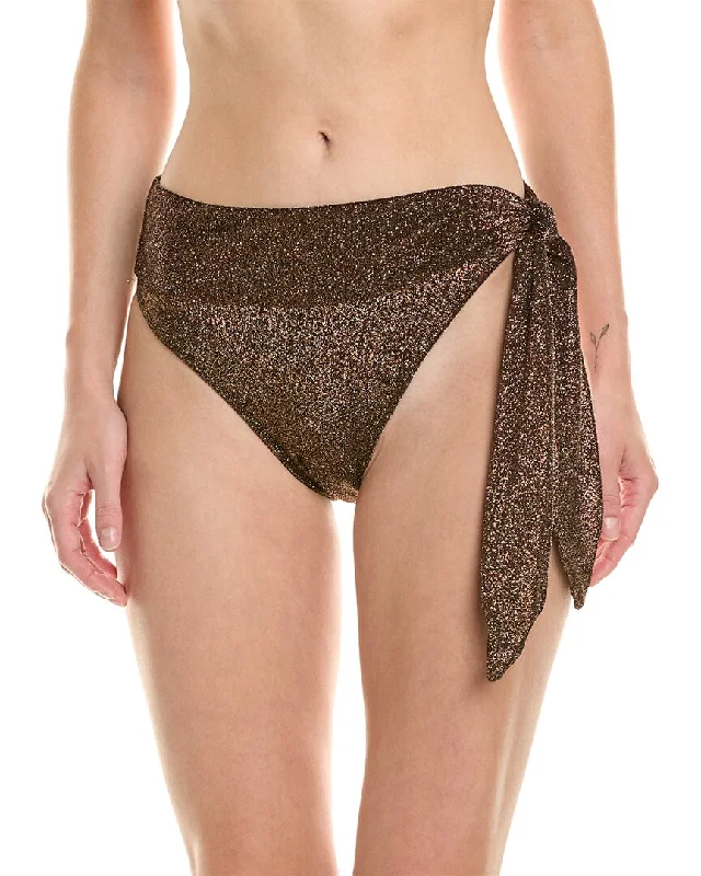 Classic Women's Clothing Styles Ramy Brook Sparkle Nova Bikini Bottom