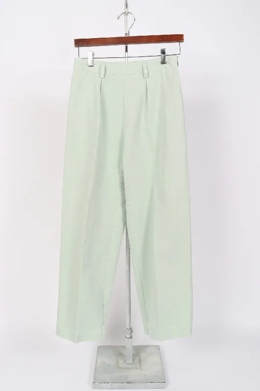 High-Quality Women's Fashion Dresses 12029_My Pants - "Old Peach" Gabardine Low Crotch Pants - Ice Lime