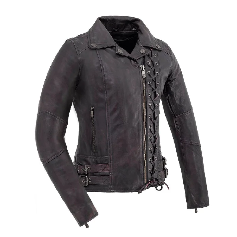 Women's Luxury Apparel Wildside - Women's Motorcycle Leather Jacket