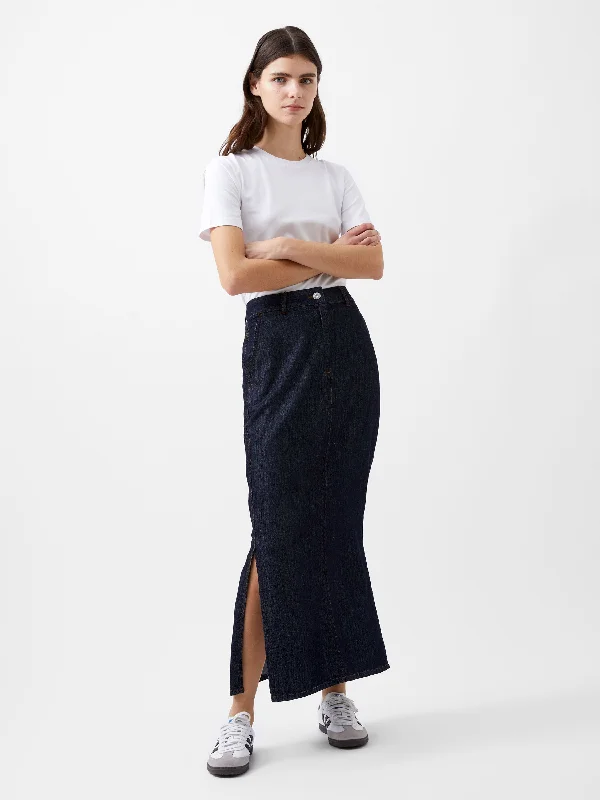 Affordable Women's Outfit Finley Denim Maxi Skirt