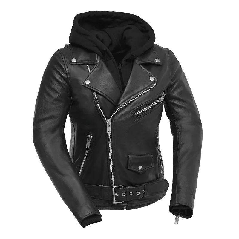 Stylish Women's Clothing Ryman - Women's Motorcycle Leather Jacket