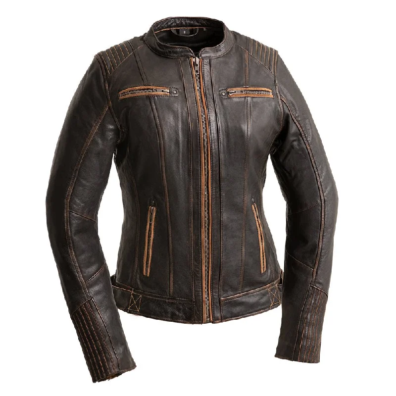 Women's Clothes For Outdoor Events Electra - Women's Motorcycle Leather Jacket