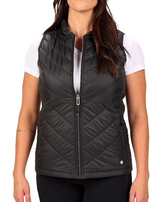 Women's Stylish Vacation Attire Demi Quilted Vest