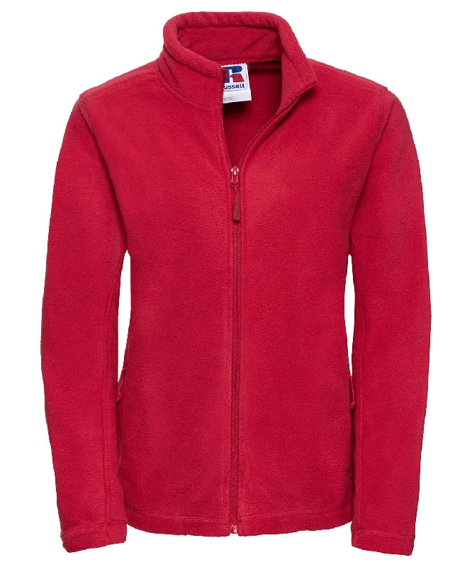 Women Apparel Classic Red - Women's full-zip outdoor fleece