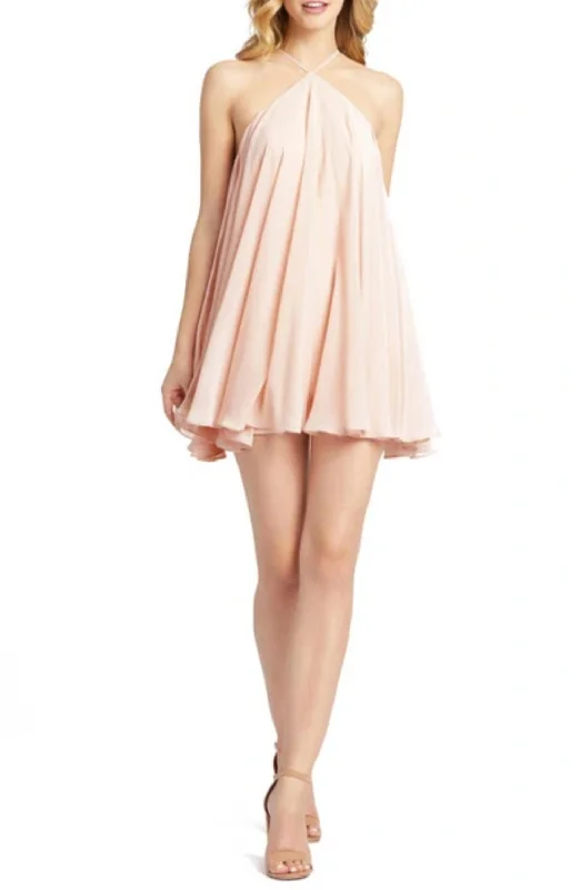 VIP Member Discount Chiffon Romper In Blush