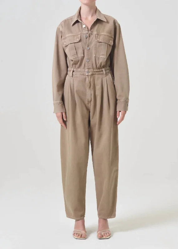 Clothing For Women Silka Jumpsuit In Root Beer