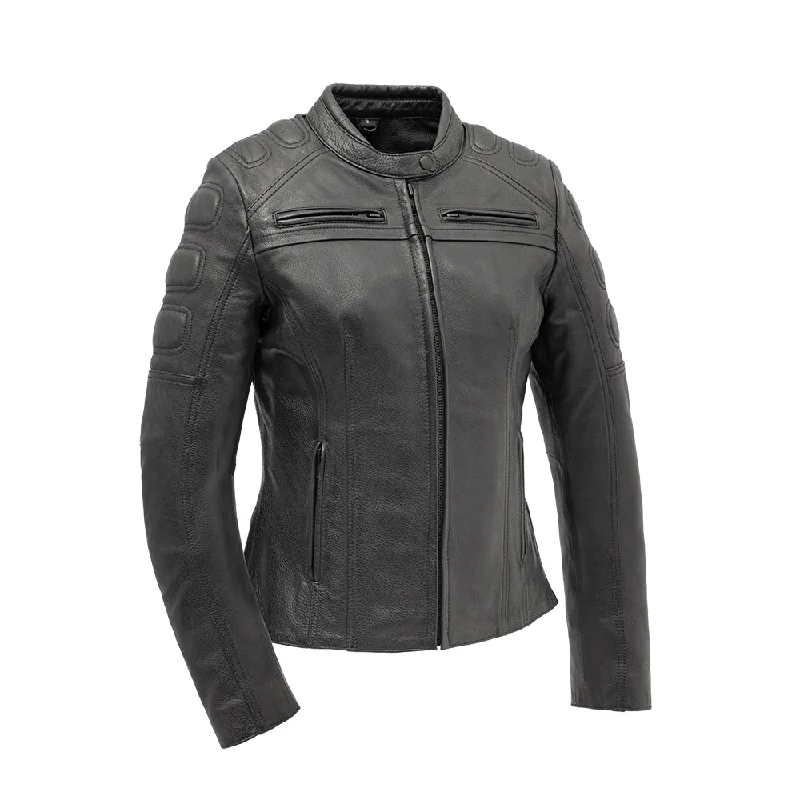 Women's High-Fashion Garments Targa - Women's Motorcycle Leather Jacket