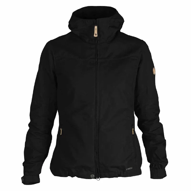 Women's Holiday Outfit Fjallraven Womens Stina Jacket Black