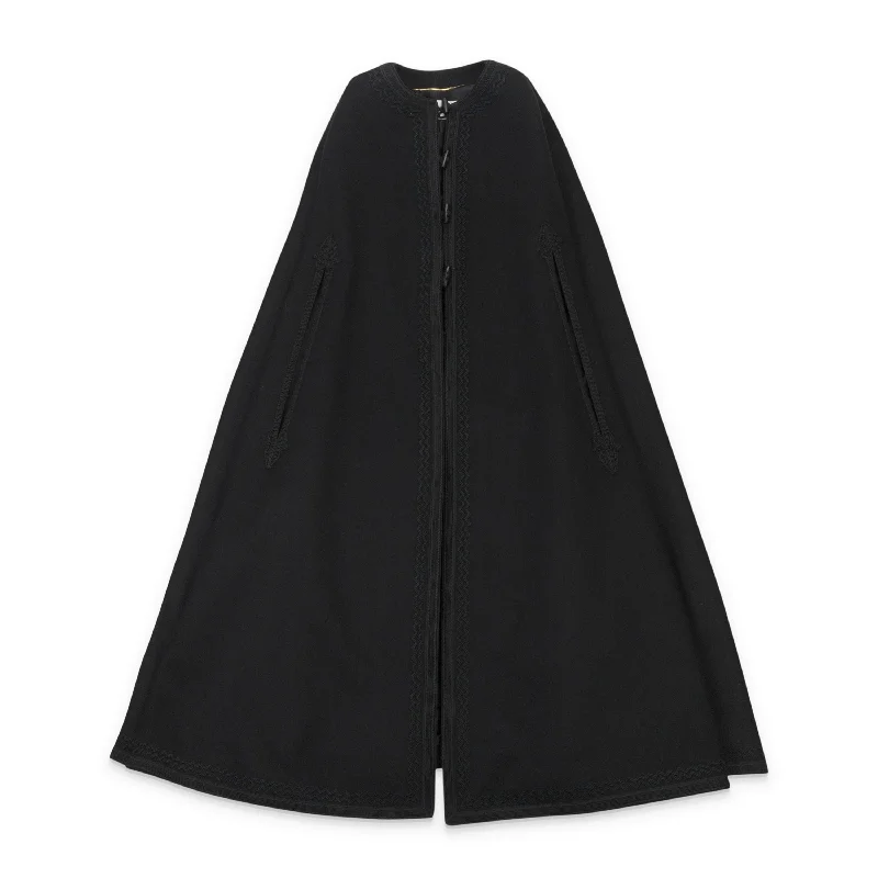 Luxury Women's Clothing BLACK Cape