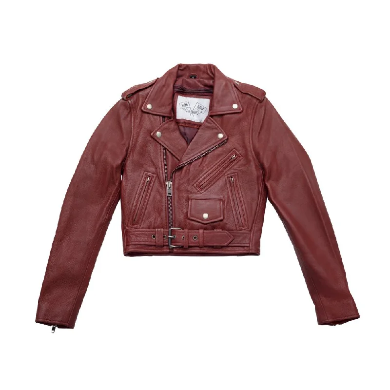 Women's Fashion-Forward Apparel Katy - Women's Leather Jacket - BHBR