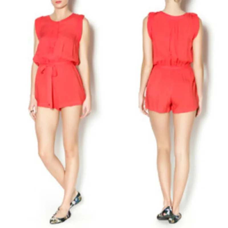 Weekend Sale Adorable Romper In Tomato