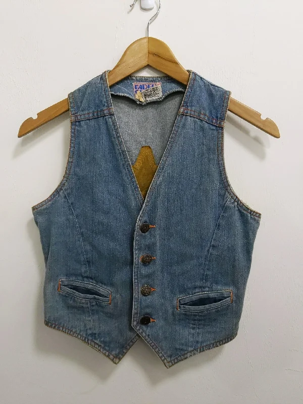 Early Bird Offer [XS] 1970s Faded Glory Denim Vest