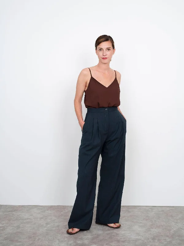 Online Boutiques The Assembly Line High-Waisted Trousers