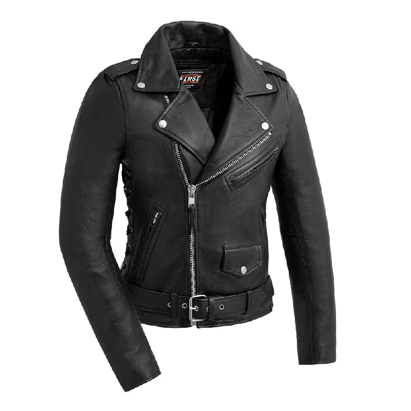 Women's Clothes And Apparel Sets Popstar Women's  Motorcycle Leather Jacket