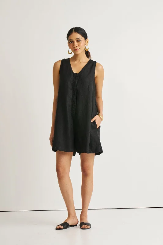 Women's Clothing for Every Occasion Romp and Play Romper in Black