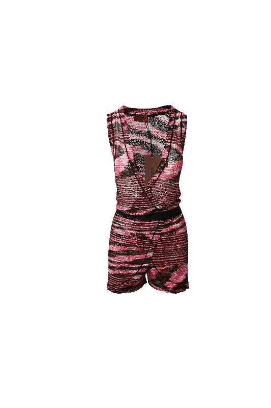 Women's Timeless Attire Missoni Mare Plymouth Playsuit in Multicolor Viscose