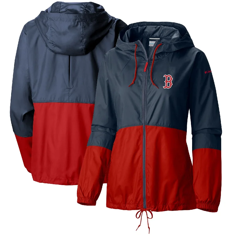 Formal Clothing For Women Ladies Columbia Flash Forward Jacket - Navy/Red