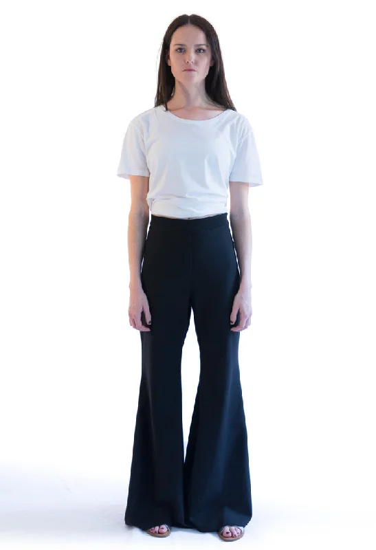 Women's Party Outfit Trend Patterns TPC10 Wide Leg Flare Trousers