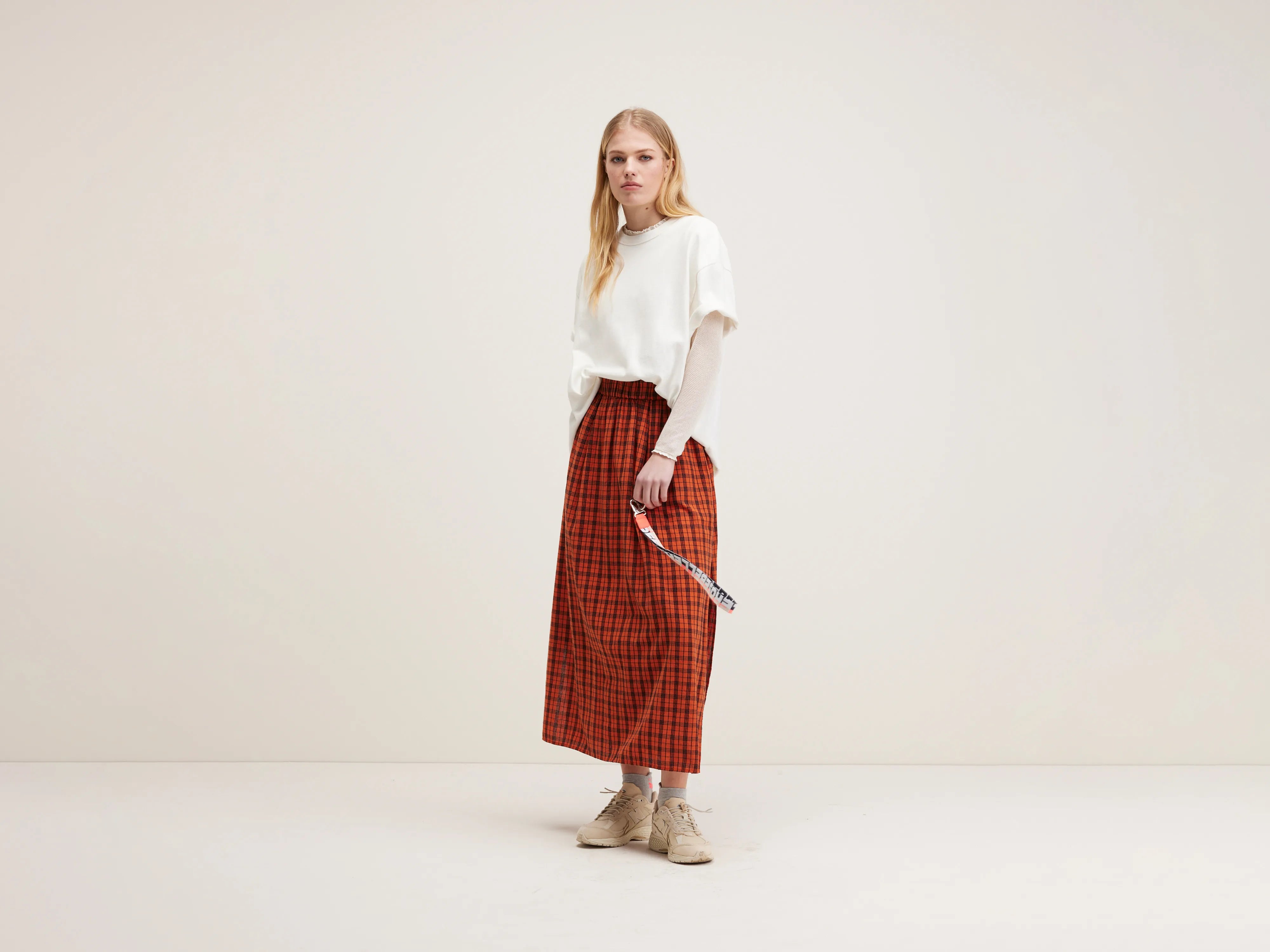 Formal Clothing For Women Chiara long skirt (242 / W / CHECK A)